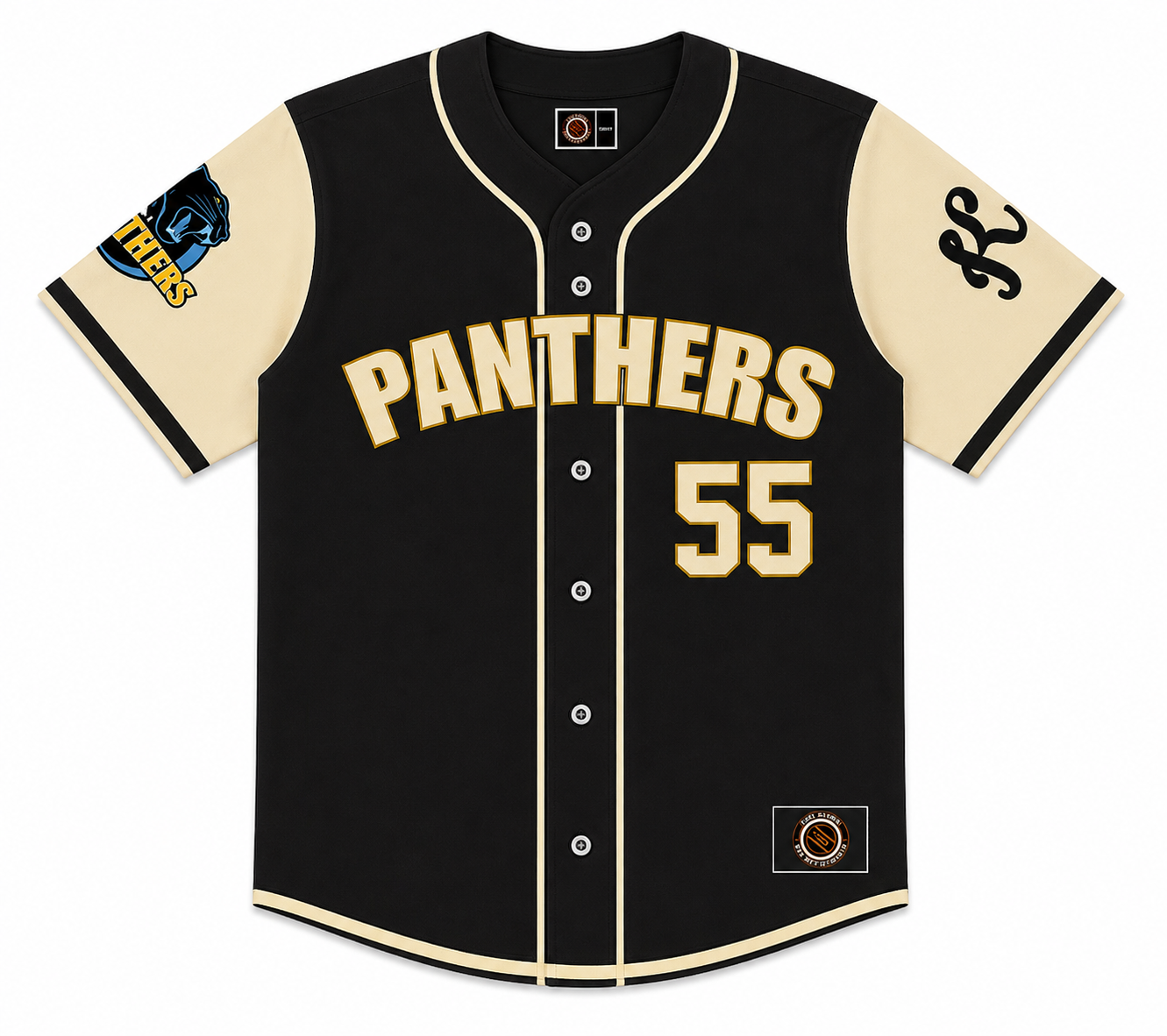 Panthers Road Black Jersey